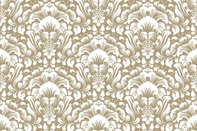 dekoratif damask seamless desen