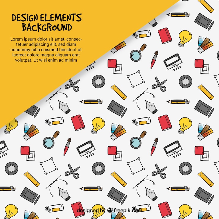 Ücretsiz Vektör design öğeleri arka planı