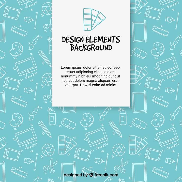 Ücretsiz Vektör design öğeleri arka planı