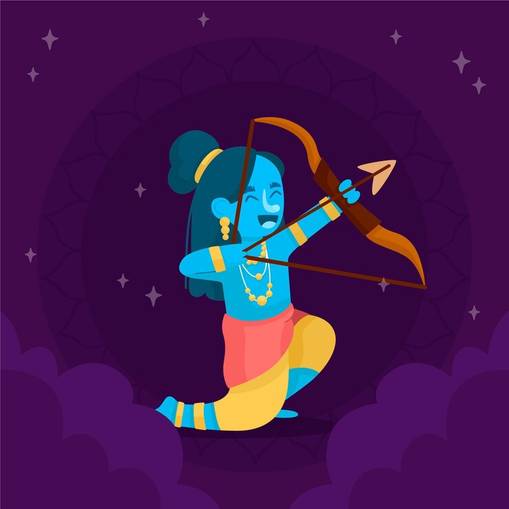 Ücretsiz Vektör dussehra festivali