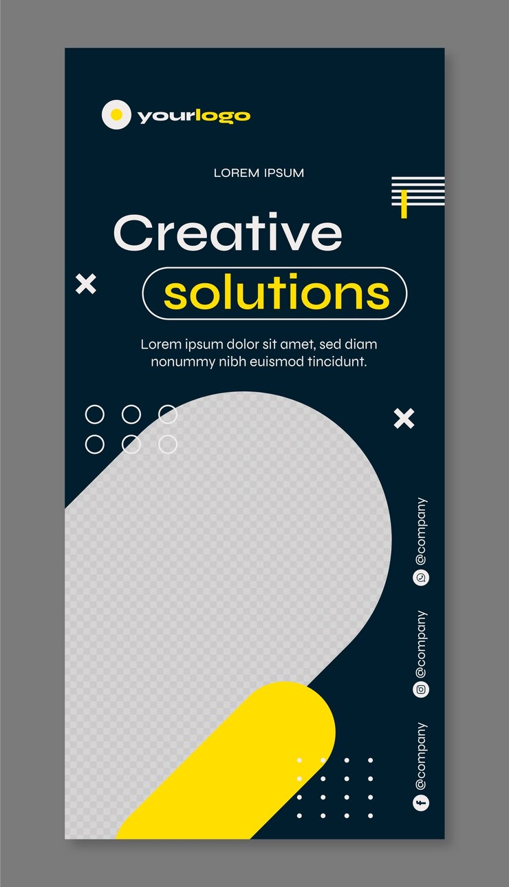Ücretsiz Vektör düz design dikey banner şablonu