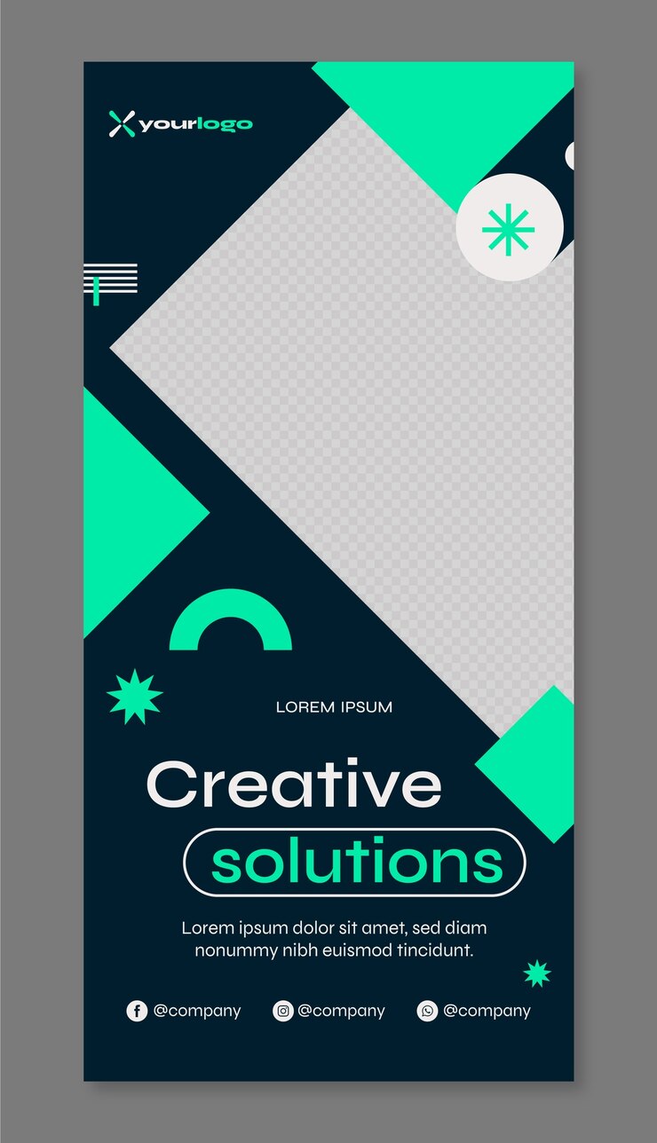 Ücretsiz Vektör düz design dikey banner şablonu