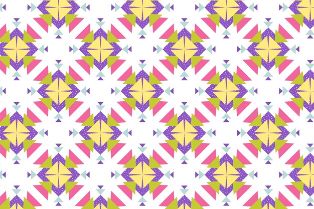 Düz design renkli geometrik desen