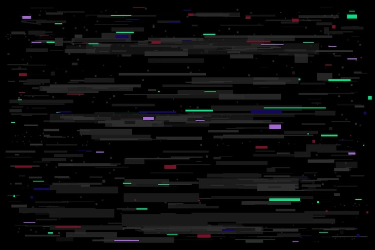Ücretsiz Vektör düz design vhs efekti arka planı