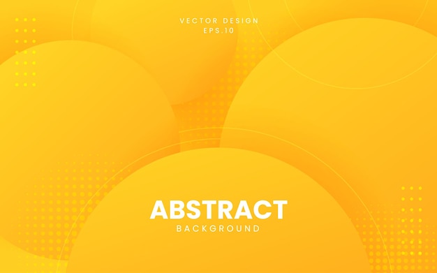 dynamic fluid abstract background orange color 3d style vector