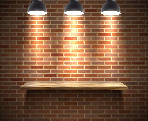 Empty Shelf Illustration