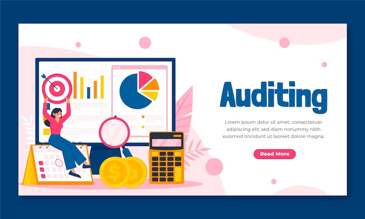 Ücretsiz Vektör financial accounting  facebook template