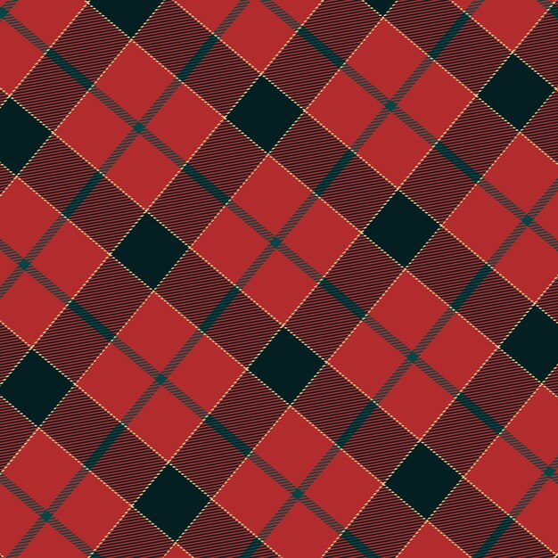 flat christmas plaid pattern design