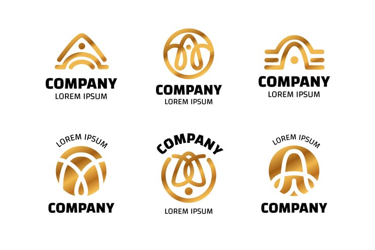 Ücretsiz Vektör flat design a logos collection