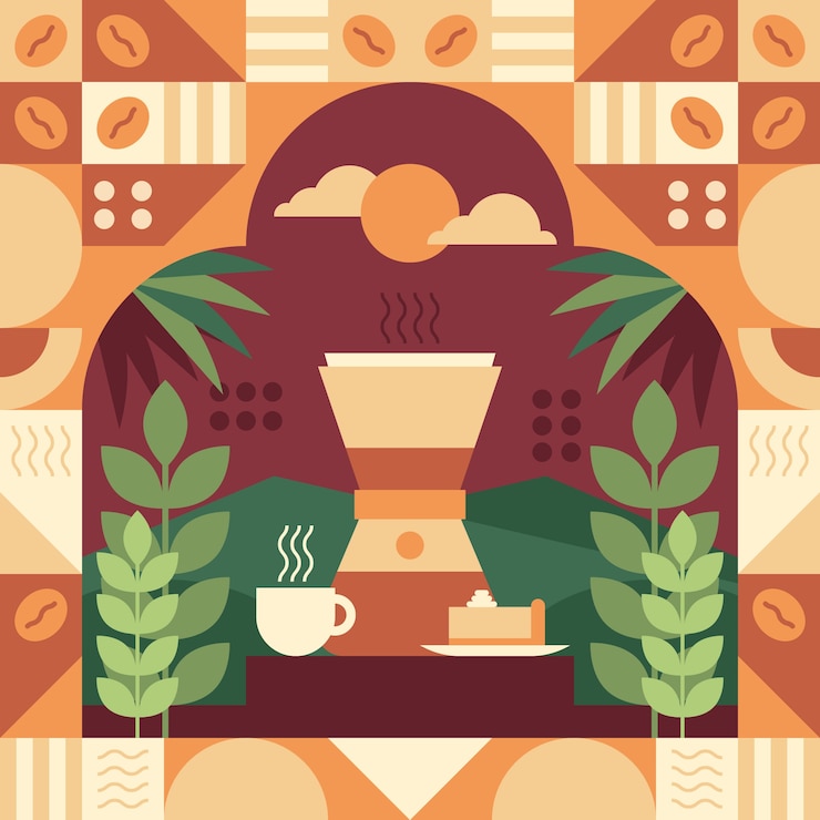 Ücretsiz Vektör flat design geometric illustration