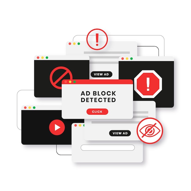 flat design minimalistic pop up set