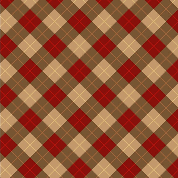 flat design sweater-like argyle pattern