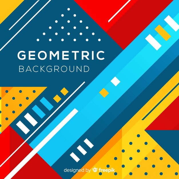 Geometrik renkli arka plan