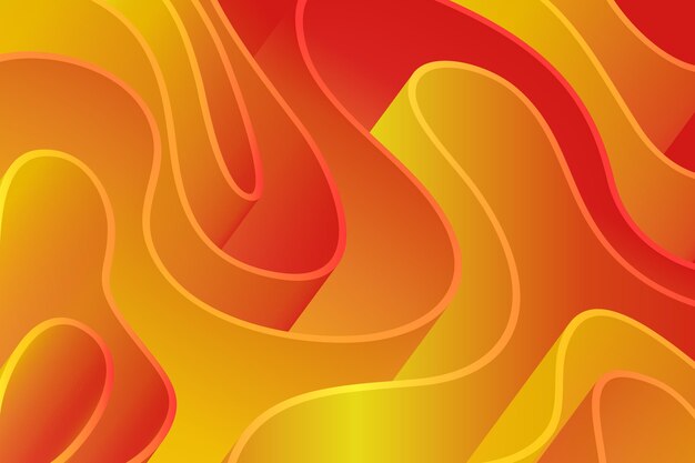 Gradient 3d folds background