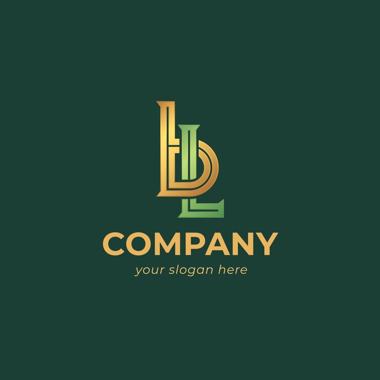 Ücretsiz Vektör gradient lb logo template