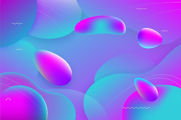 gradient liquid abstract background