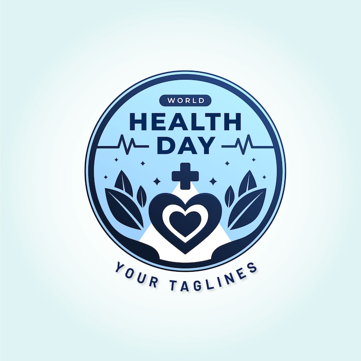Ücretsiz Vektör gradient logo template for world health day awareness