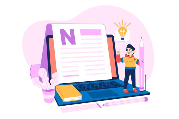 hand drawn essay illustration