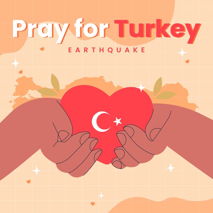 Ücretsiz Vektör hand drawn illustration for the earthquake in turkey