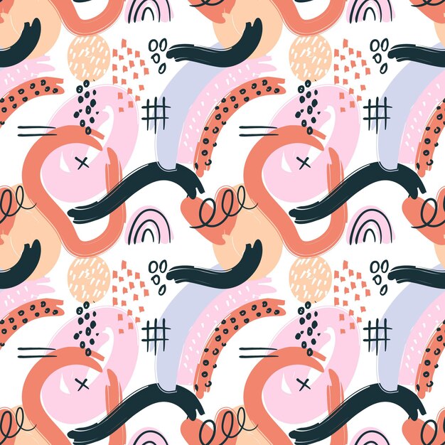 hand painted abstract painting pattern