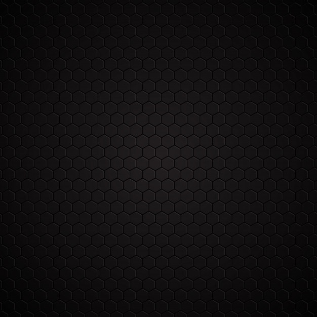 Ücretsiz Vektör hexagonal dark pattern background 