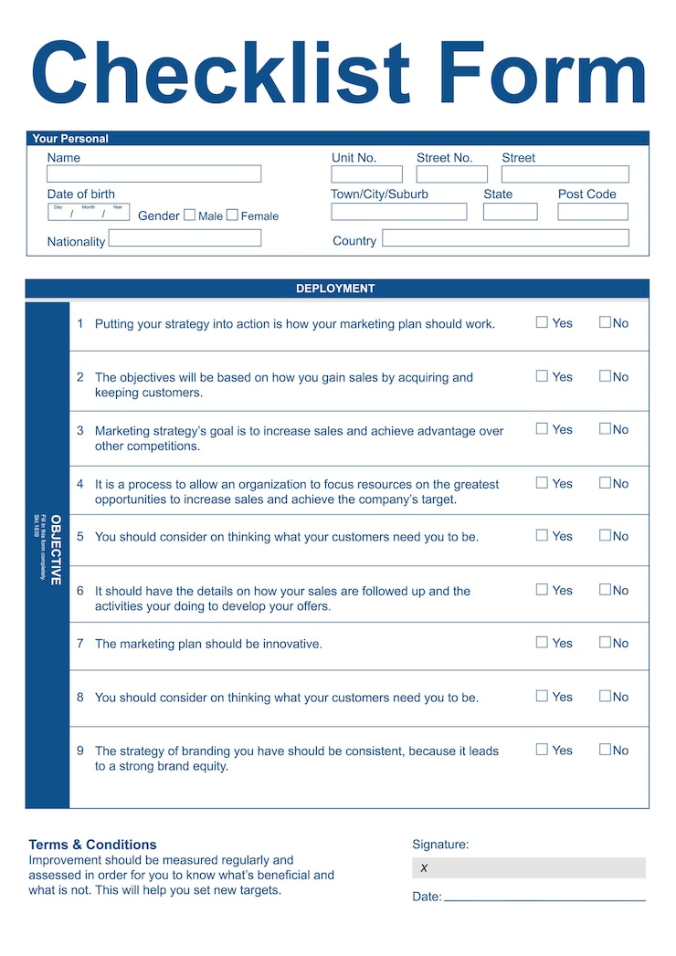 Ücretsiz Vektör illustration of checklist form