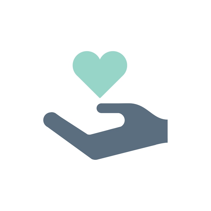 Ücretsiz Vektör illustration of donation support icons