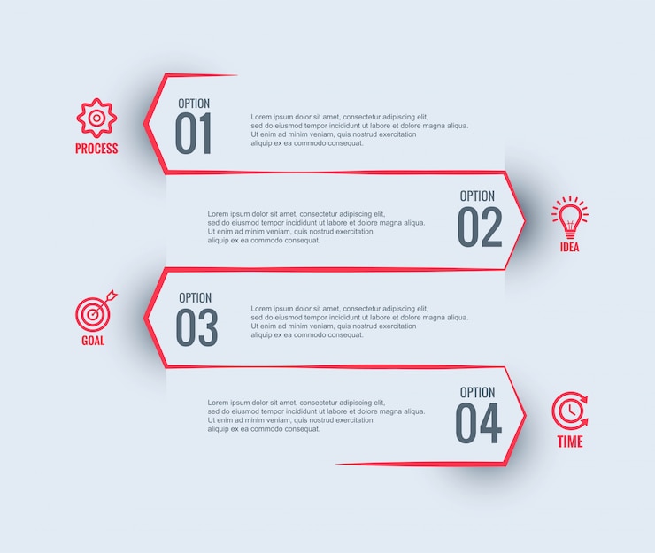 Ücretsiz Vektör i̇nfografik iş şablonu tasarımı