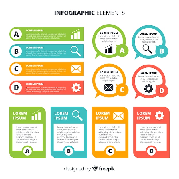 İnfografik öğe koleksiyonu