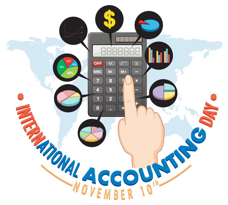 Ücretsiz Vektör international accounting day poster design