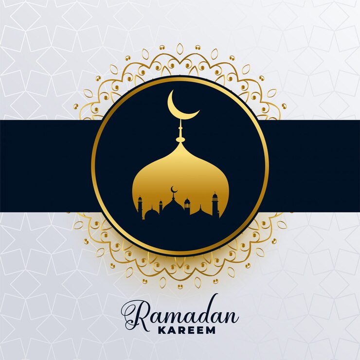 Ücretsiz Vektör i̇slami ramazan kareem altın cami arka planı