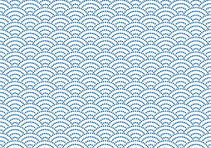 Ücretsiz Vektör japanese seamless vector vintage wave pattern