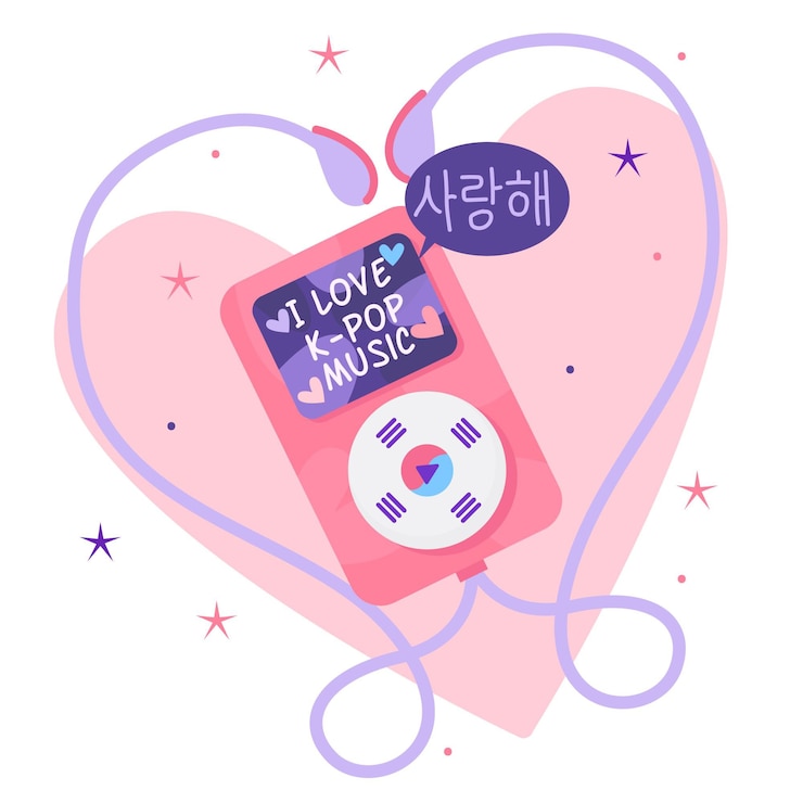 Ücretsiz Vektör k-pop müzik