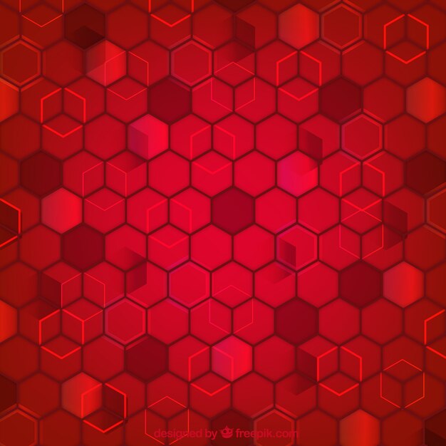 Kırmızı geometrik arka plan