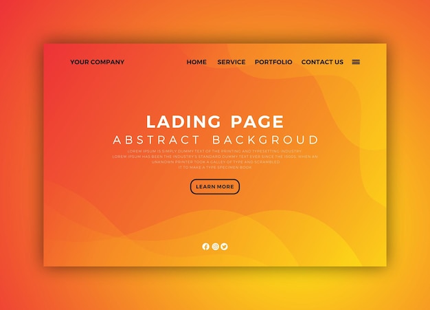 Landing Page Şablonu