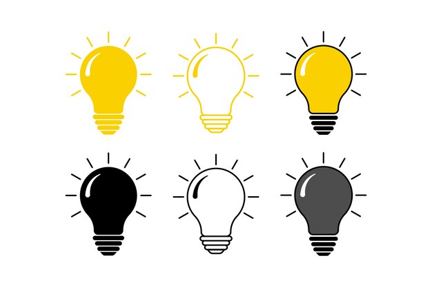 Light Bulb Multiple Styles Set