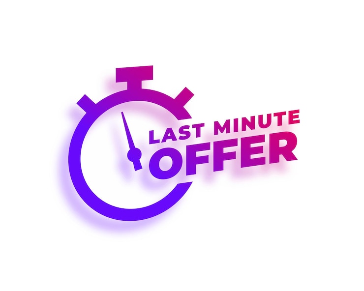 Ücretsiz Vektör limited time promo background for retail store marketing
