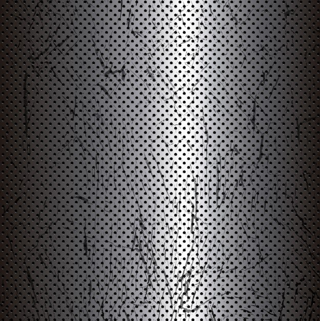Ücretsiz Vektör metallic grid background in grunge style