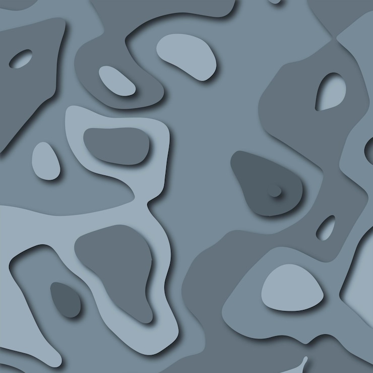 Ücretsiz Vektör modern gray papercut texture background