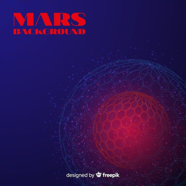 modern mars background with abstract design