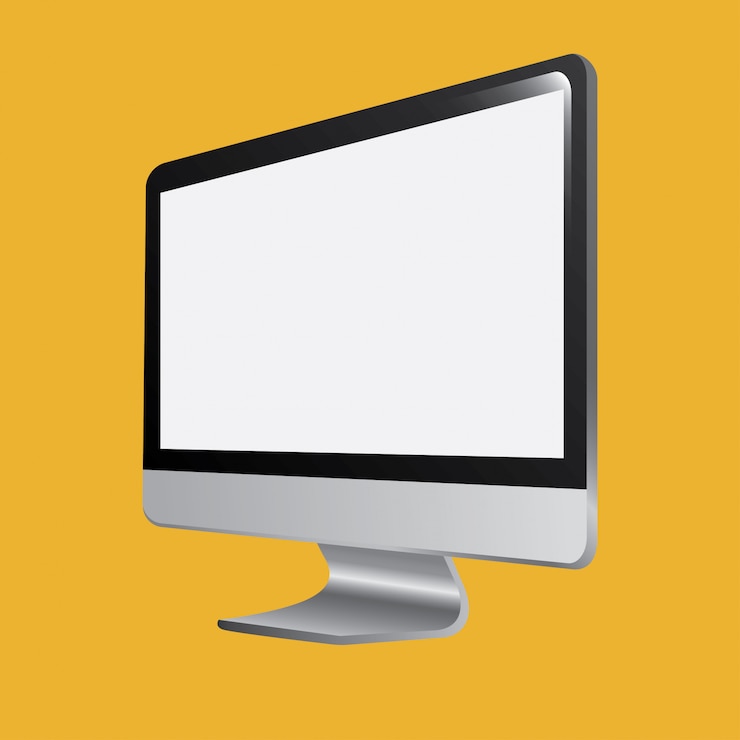 Ücretsiz Vektör monitor computer illustration 