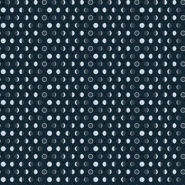 Ücretsiz Vektör moons pattern design
