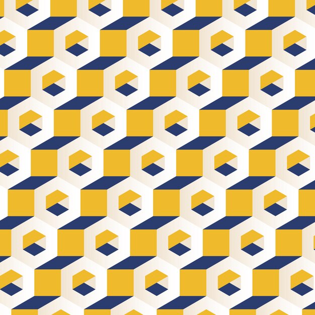 multicolored 3d hexagonal pattern background