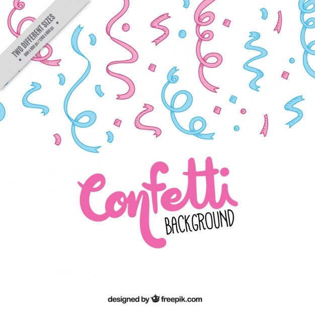 Ücretsiz Vektör nice background with pink and blue streamer