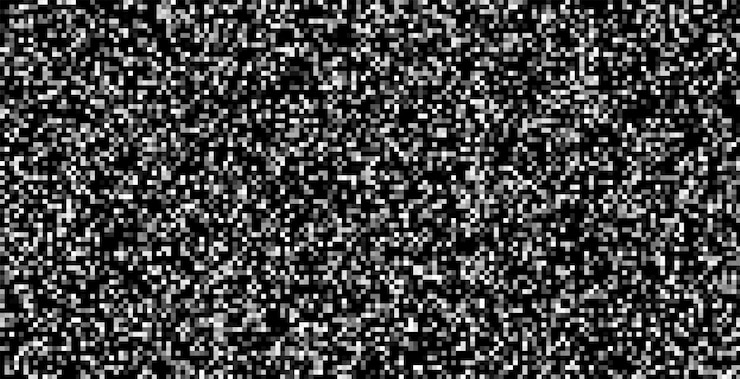 Ücretsiz Vektör no signal broadcasting chaos pixels background design