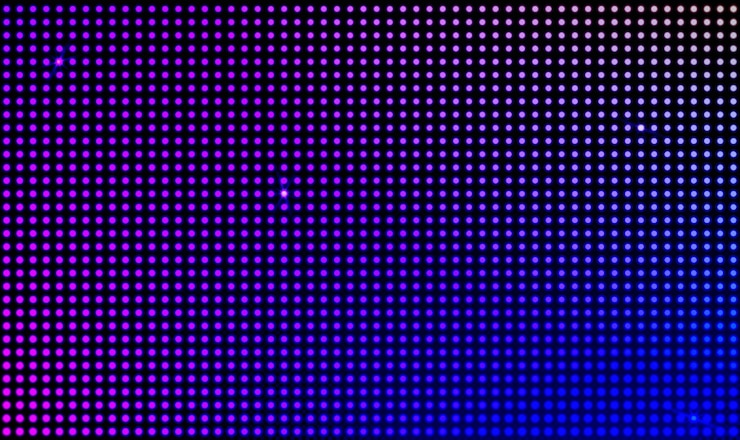 Ücretsiz Vektör nokta ışıkları olan vektör led duvar video ekranı