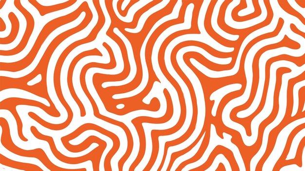 orange patterned background