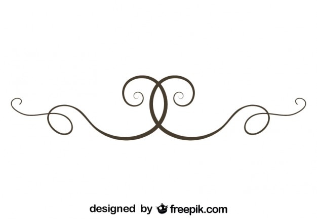 Ücretsiz Vektör ornamental text divider element