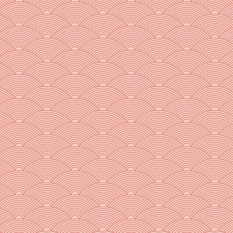 Ücretsiz Vektör pastel pink japanese style wave pattern background