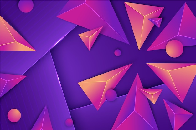 Realistic polygonal background